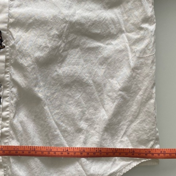 Disney White Button Down Shirt with Character Embroidery - Picture 8 of 13